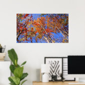 West Mt. Herfst Warmwaterbronnen Nationaal Park Po Poster (Thuiskantoor)