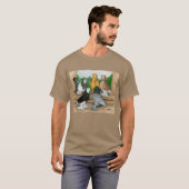 West of England Tumbler Pigeons T-shirt (Voorkant volledig)