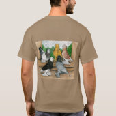West of England Tumbler Pigeons T-shirt (Achterkant)