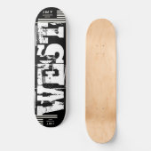 WEST OFFICIEEL JMT 8 1/4" Skateboard Deck (Voorkant)