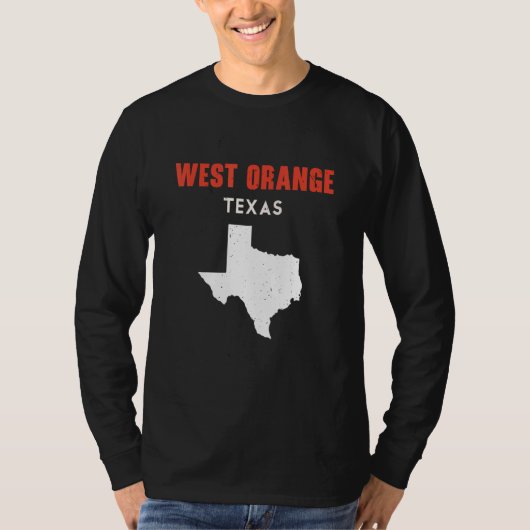 West Orange Texas USA State America Travel Texas T-shirt (Voorkant)