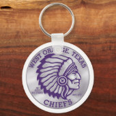 WEST ORANJE CHIEFS SLEUTELHANGER KLEIN (Voorkant)