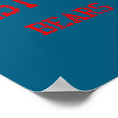 West Oso High School Hs Geloofsontwerp Poster (Hoek)