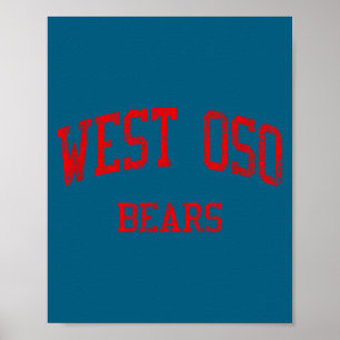 West Oso High School Hs Geloofsontwerp Poster
