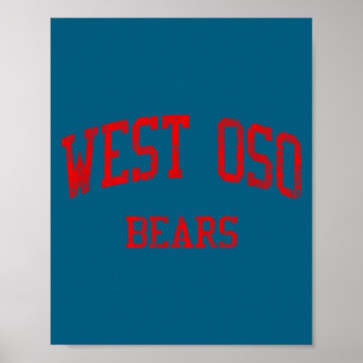 West Oso High School Hs Geloofsontwerp Poster (Voorkant)