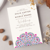 West Pacific Variant Ovaal Classic Mandala Huwelij Kaart