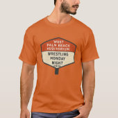 West Palm Beach Auditorium Marquee Wrestling Shirt (Voorkant)
