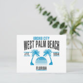 West Palm Beach Briefkaart (Staand voorkant)
