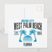 West Palm Beach Briefkaart (Voorkant / Achterkant)