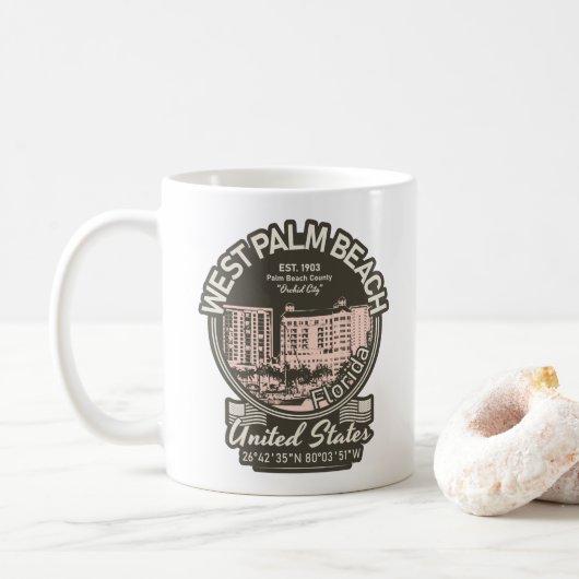 WEST PALM BEACH CITY  - FLORIDA US KOFFIEMOK (Met donut)