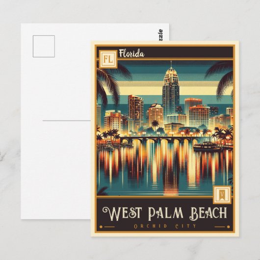 West Palm Beach, Florida |  Briefkaart (Voorkant / Achterkant)