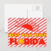 West Palm Beach, Florida Briefkaart (Voorkant / Achterkant)