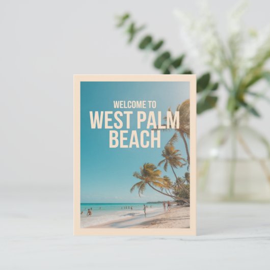 West Palm Beach, Florida, Briefkaart (Staand voorkant)