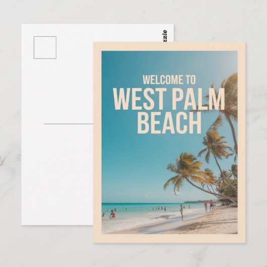 West Palm Beach, Florida, Briefkaart (Voorkant / Achterkant)