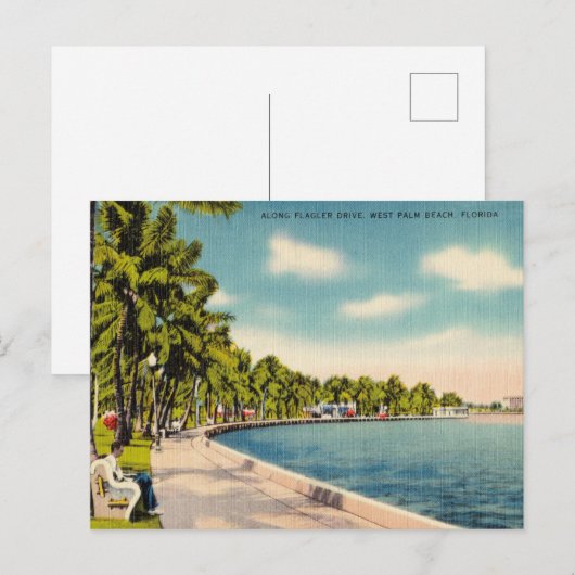  West Palm Beach, Florida Briefkaart (Voorkant / Achterkant)