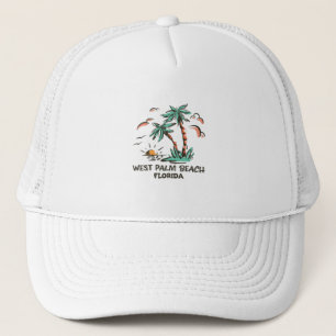 West Palm Beach-Florida-Colorful Sunset Trucker Pet
