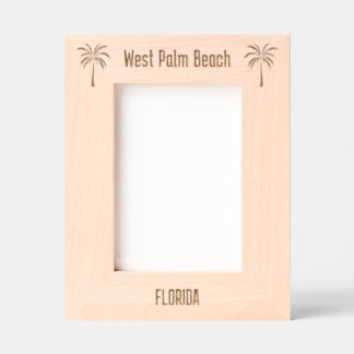 West Palm Beach Florida Laser Gegraveerde lijst Lijstjes