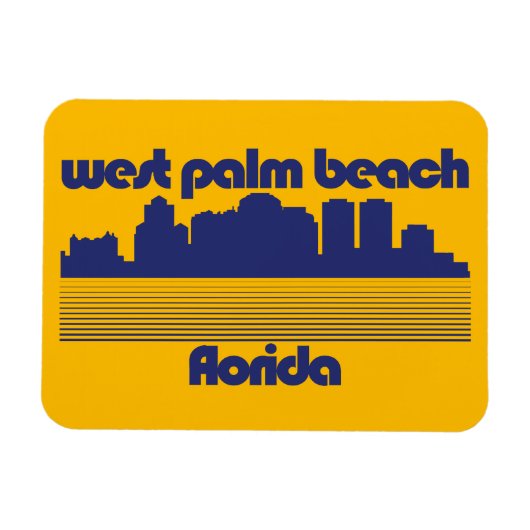 West Palm Beach Florida Magneet (Horizontaal)