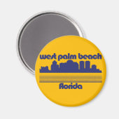 West Palm Beach Florida Magneet (Voorkant / Achterkant)