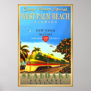 West Palm Beach Florida Oranje Bloesem Special Poster