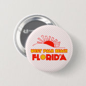 West Palm Beach, Florida Ronde Button 5,7 Cm (Voorkant /achterkant)