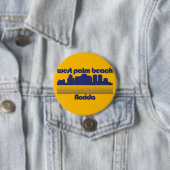 West Palm Beach Florida Ronde Button 7,6 Cm (In situ)