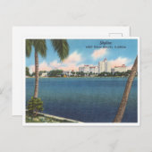  West Palm Beach, Florida Skyline Briefkaart (Voorkant / Achterkant)