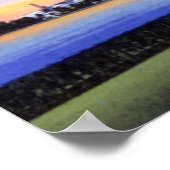 West Palm Beach Florida Skyline op Sunset Poster (Hoek)