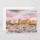 West Palm Beach, Florida, Verenigde Staten Briefkaart (Voorkant / Achterkant)