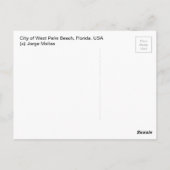 West Palm Beach, Florida, Verenigde Staten Briefkaart (Achterkant)