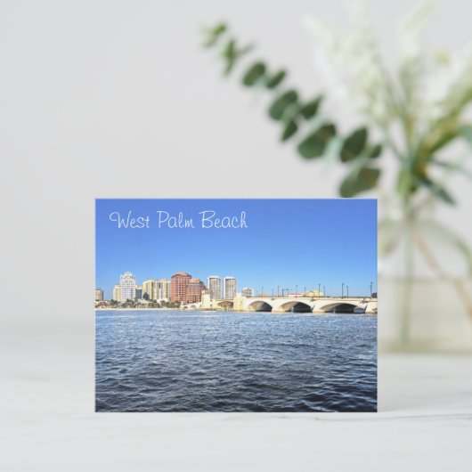 West Palm Beach, Florida, VS Briefkaart (Staand voorkant)