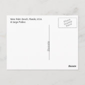 West Palm Beach, Florida, VS Briefkaart (Achterkant)
