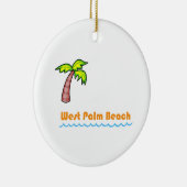 West Palm Beach Keramisch Ornament (Rechts)