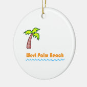 West Palm Beach Keramisch Ornament (Links)