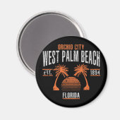 West Palm Beach Magneet (Voorkant / Achterkant)