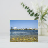 West Palm Beach reflecties van Clear Lake Briefkaart (Staand voorkant)