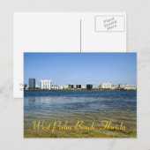 West Palm Beach reflecties van Clear Lake Briefkaart (Voorkant / Achterkant)