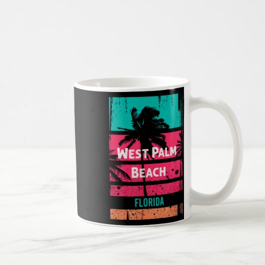 West Palm Beach Souvenir - Florida Reminder Koffiemok (Rechts)