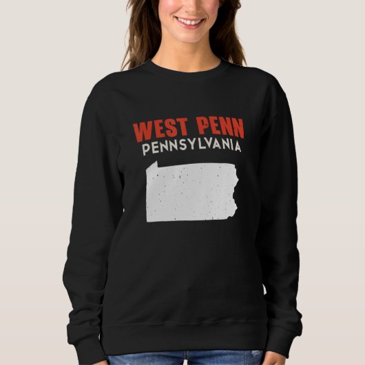 West Penn Pennsylvania USA State America Travel Trui (Voorkant)