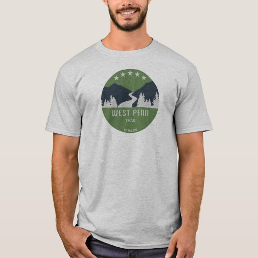 West Penn Trail Pennsylvania T-shirt (Voorkant)