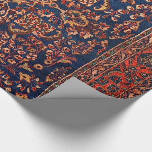West Persia Royal Blue  Cadeaupapier (Hoek)