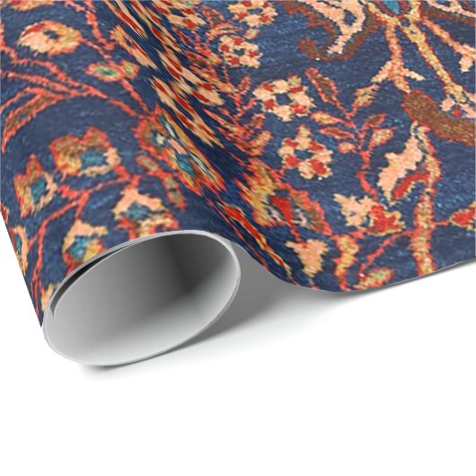 West Persia Royal Blue  Cadeaupapier (Rol Hoek)