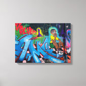 West Philly Graffiti Canvas Afdruk (Voorkant)