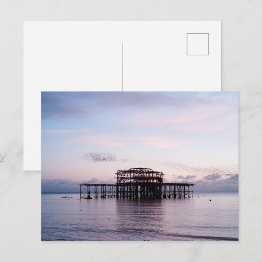 WEST PIER - BRIGHTON & HOVE, EAST SUSSEX, VK BRIEFKAART (Voorkant / Achterkant)