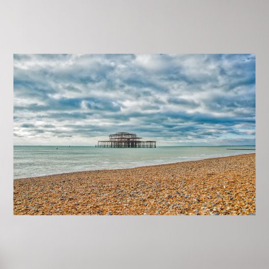 WEST PIER - BRIGHTON & HOVE, OOST-SUSSEX POSTER (Voorkant)
