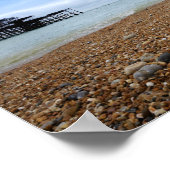 West Pier landschap van Brighton Poster (Hoek)