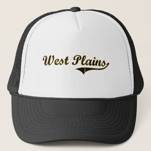 West Plains Missouri Classic Design Trucker Pet (Voorkant)