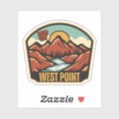 West Point, Arkansas Sticker (Vel)