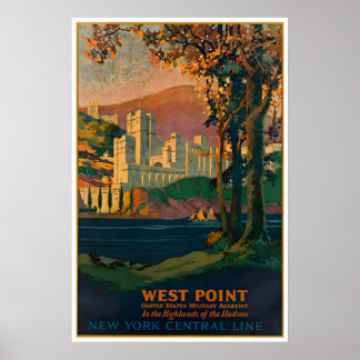 West Point Art Military Academy Print New York