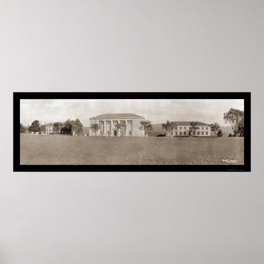 West Point Buildings Foto 1909 Poster (Voorkant)